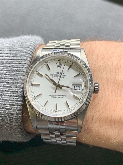 rolex steel datejust 16234|rolex datejust price chart.